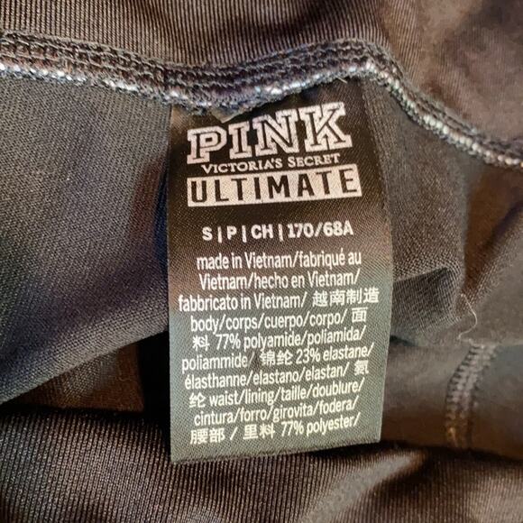 PINK VS Ultimate Tropical Sheer Leggings Small - Picture 11 of 11